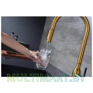Смеситель Paulmark Universal Un213880-BG (брашированное золото) картинка 12